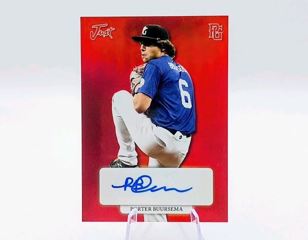 2022 Leaf Perfect Game National Showcase SP 5/6 Porter Buursema #GA-PB1 Auto
